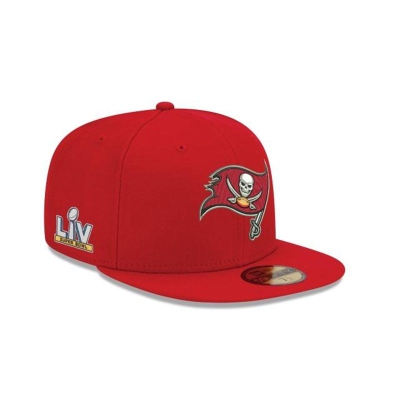 Tampa Bay Buccaneers Gorra | New Era NFL Super Bowl Lv Side Patch 59fifty Fitted Cap Mexico - Grises